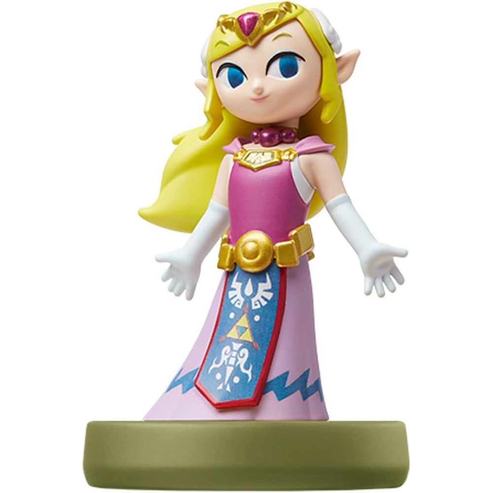 Nintendo Zelda Amiibo Wind Waker Edition interactive game figurine front view showing toon-shaded design.