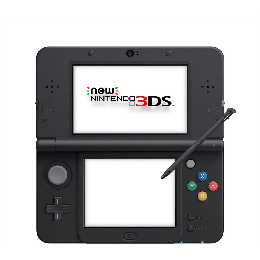 Nintendo New 3DS Black front view handheld console