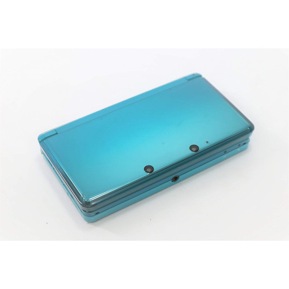 Nintendo 3DS Console Aqua Blue Japanese Version front view handheld
