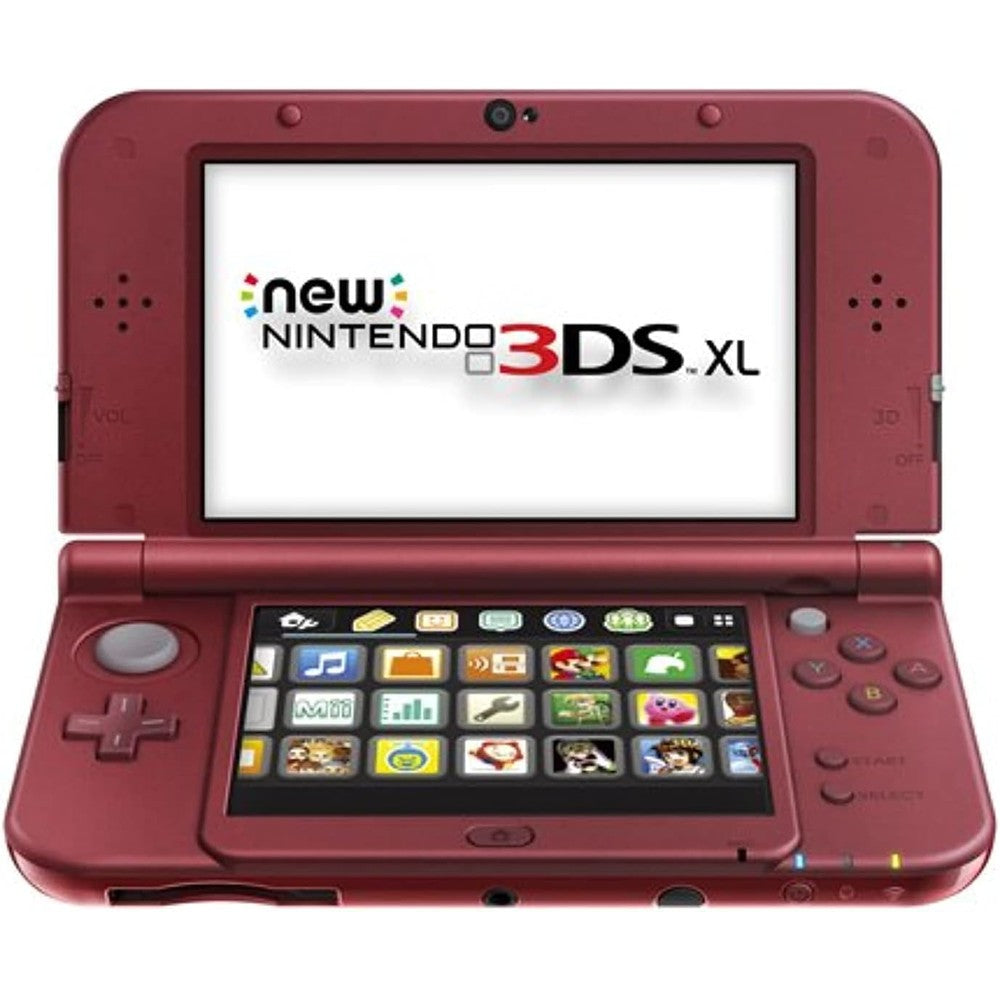 Nintendo New 3DS XL Red handheld console front view