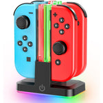 Rysker 4-in-1 Switch Joy-Con charger dock front view