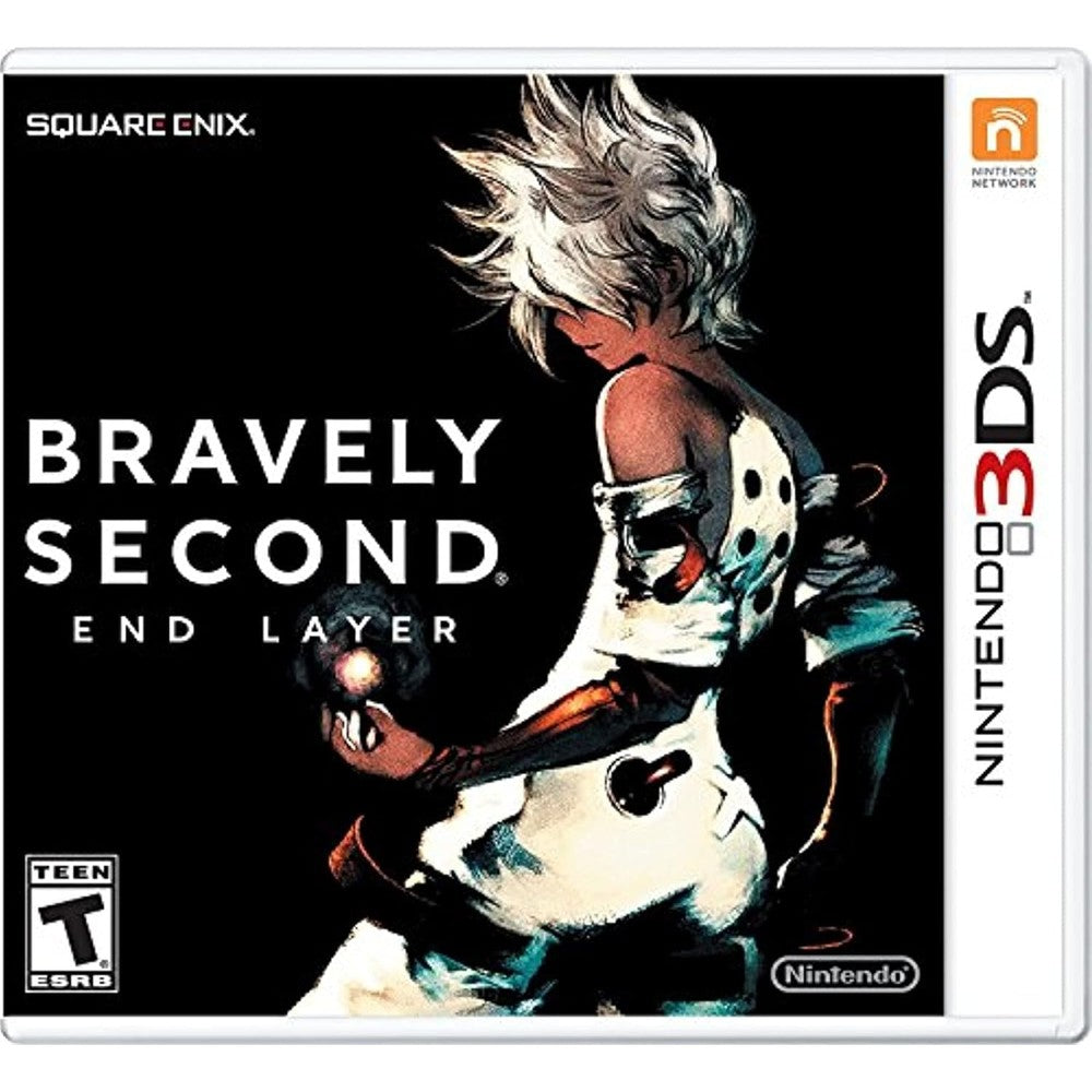 Nintendo Bravely Second End Layer 3DS retail box front view featuring official cover art.