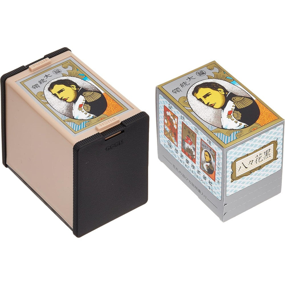 Nintendo Hanafuda President Black playing cards front view premium collectible card game