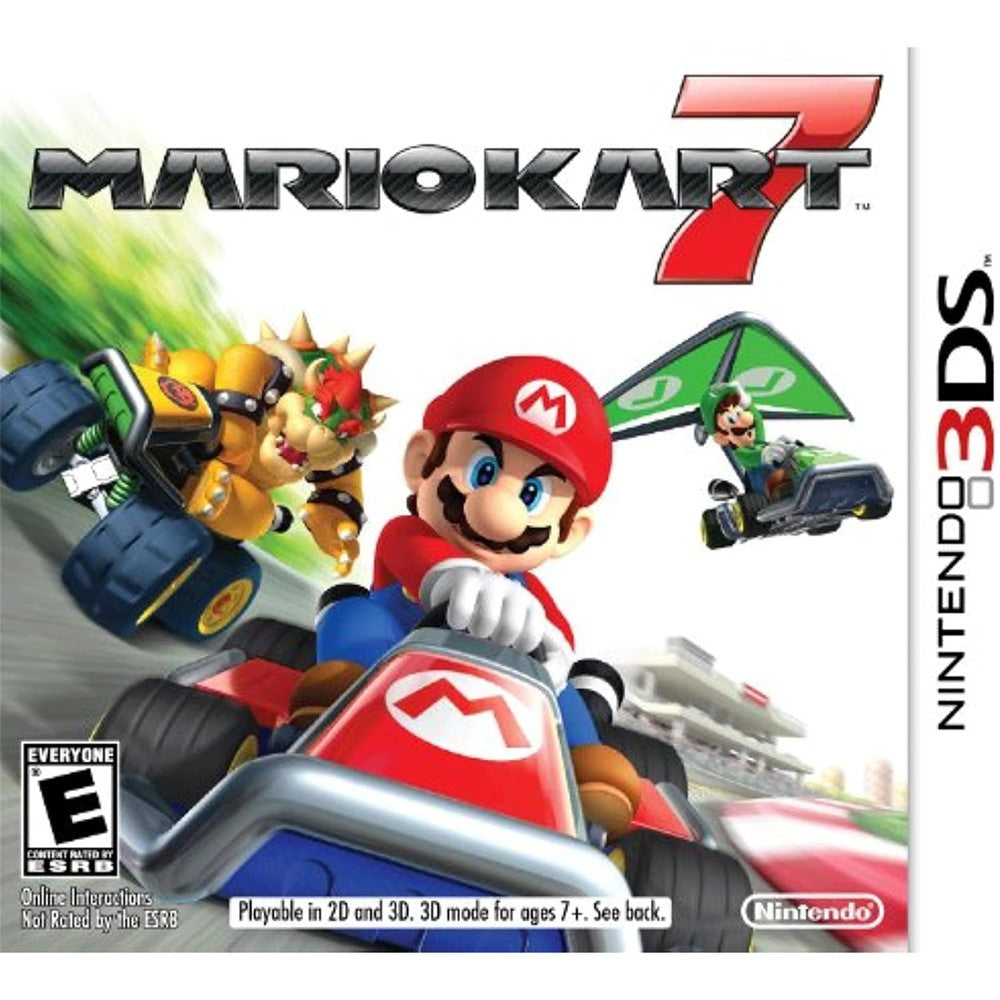 Nintendo Mario Kart 7 3DS video game front view authentic USA import