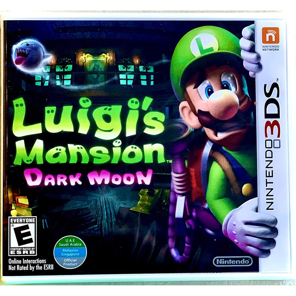 Nintendo 3DS Luigis Mansion Dark Moon World Edition front view packaging