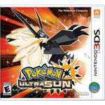 Nintendo Pokemon Ultra Sun 3DS game case front view featuring Dusk Mane Necrozma artwork.