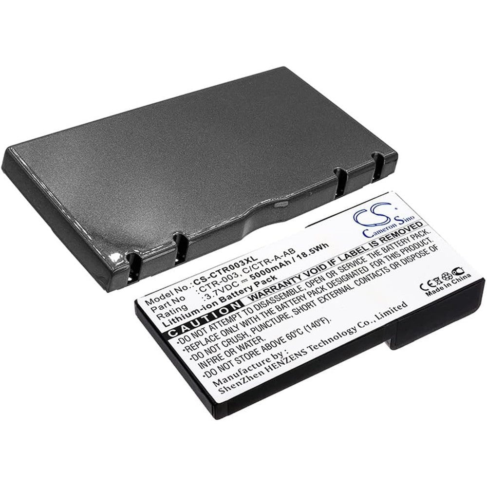 Cameron Sino 5000mAh extended battery for Nintendo 3DS front view