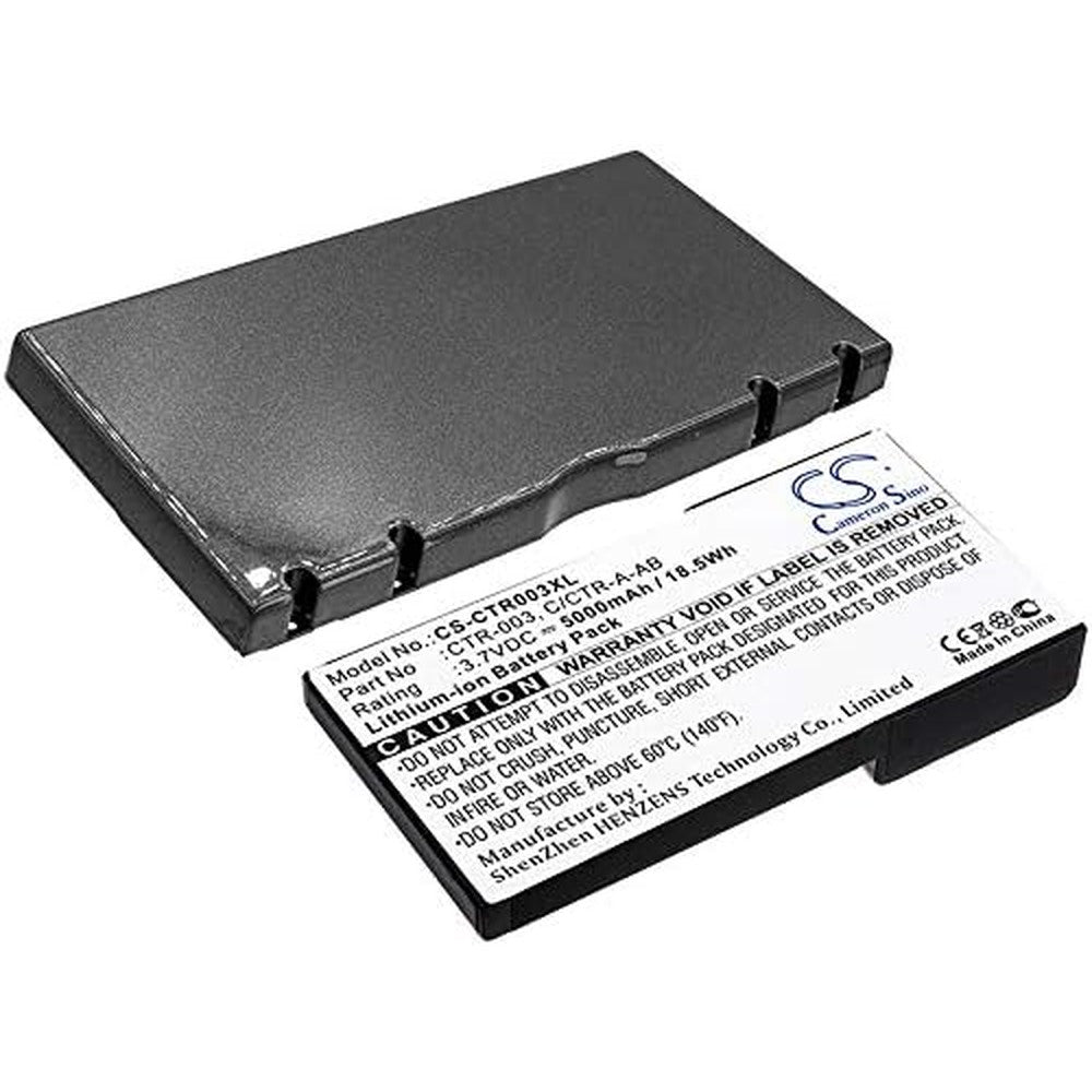 Cameron Sino 5000mAh extended battery for Nintendo 3DS front view