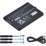 Tectra 1300mAh CTR-003 battery pack front view