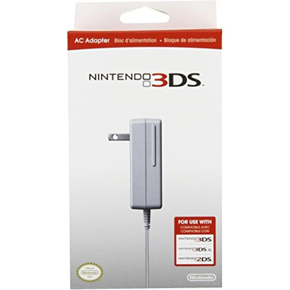 Nintendo 3DS AC Adapter official power supply front view