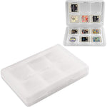 Xahpower 3DS game holder card case front view in white finish