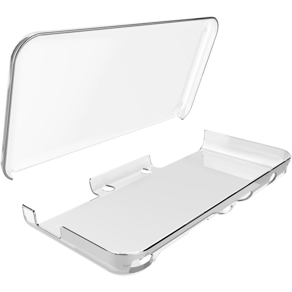 Fyoung crystal clear hard shell case for New Nintendo 2DS XL front view