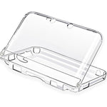 Gimtsui clear crystal hard shell protective case front view showcasing transparency on gaming console.