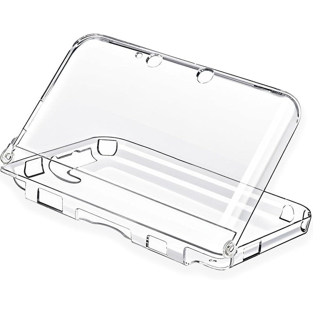 Gimtsui clear crystal hard shell protective case front view showcasing transparency on gaming console.