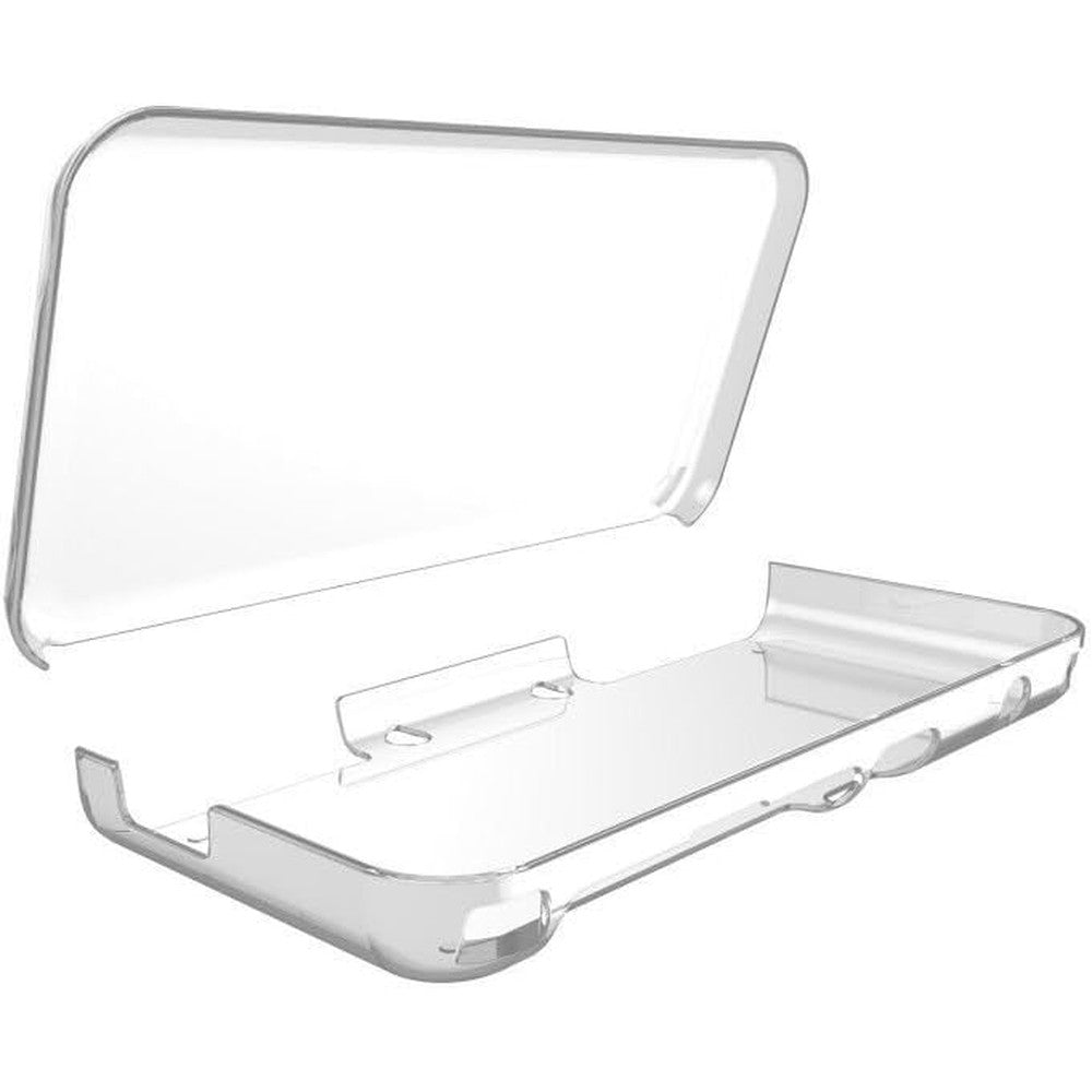 VSEER New 2DS XL Crystal Transparent Hard Shell front view