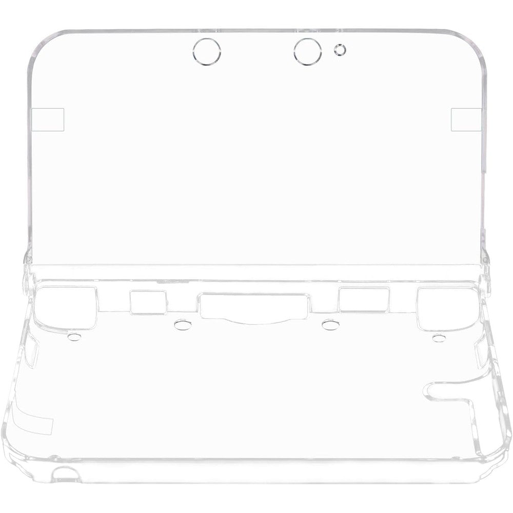 Ostent protective clear crystal hard case for Nintendo 3DS XL front view