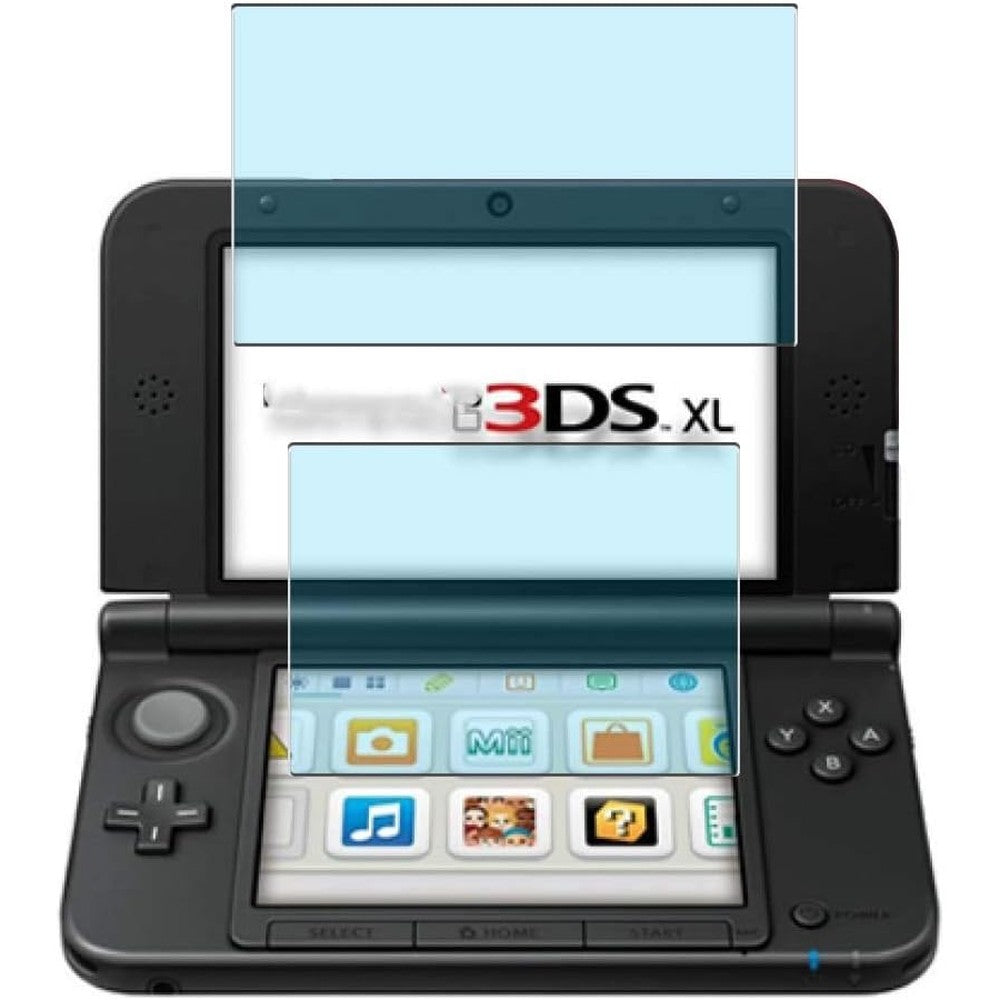 Puccy anti blue light screen protector film front view on handheld console