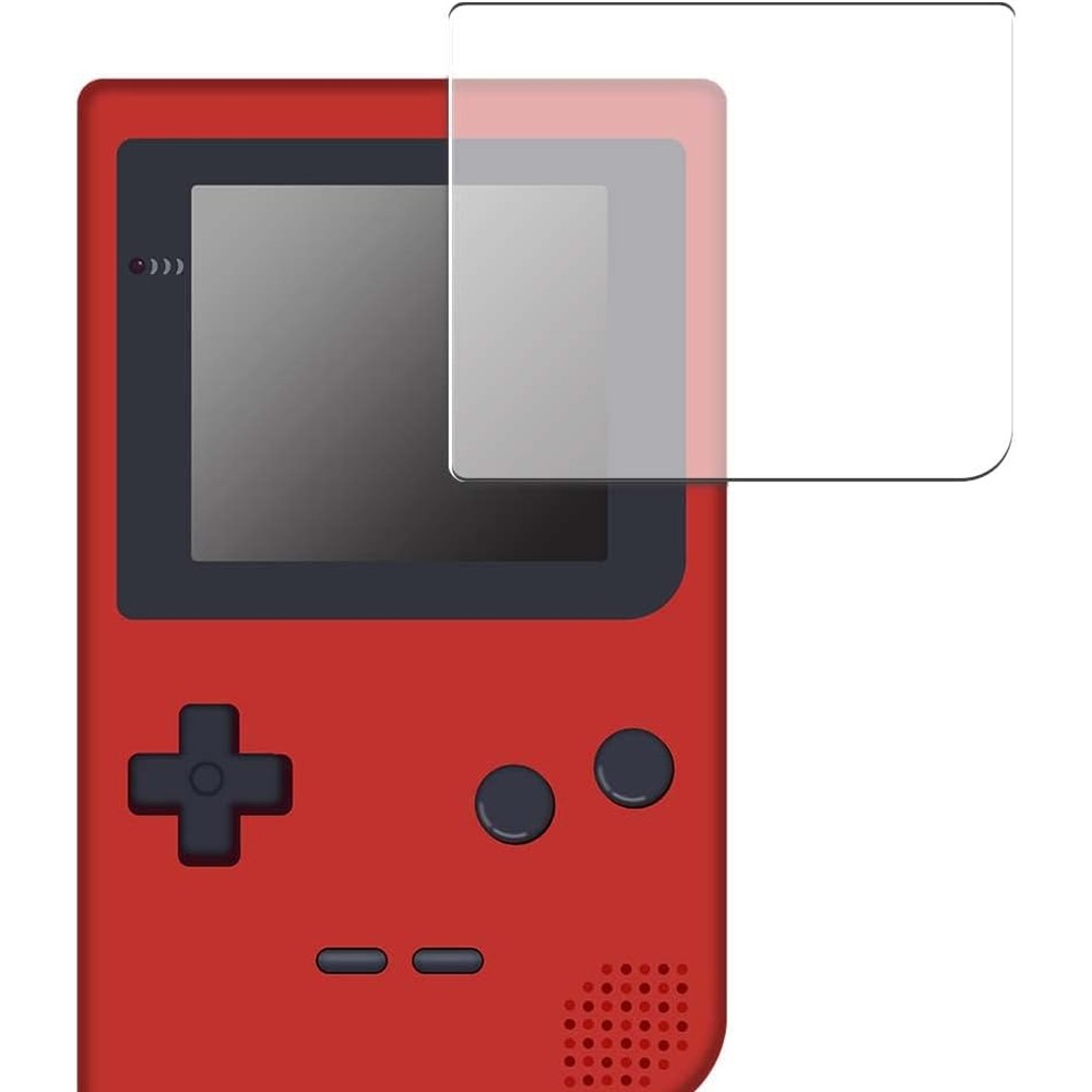 Vaxson Nintendo Game Boy Pocket screen protector front view showing clear flexible film guard application.