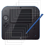 Akwox Nintendo 2DS screen protector 4-pack retail packaging front view.