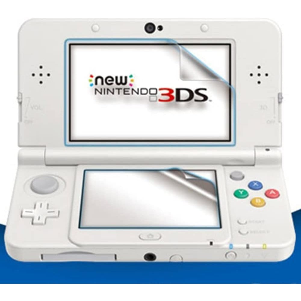 AFUNTA New Nintendo 3DS screen protector dual pack application front view