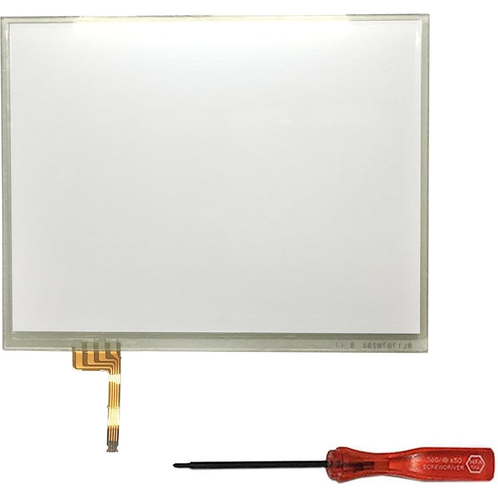 Lenboes front outer panel touch screen digitizer replacement glass lens for Nintendo console repair.