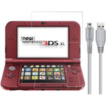 KOOWOD 4 in 1 screen protector kit front view showing tempered glass and USB cable