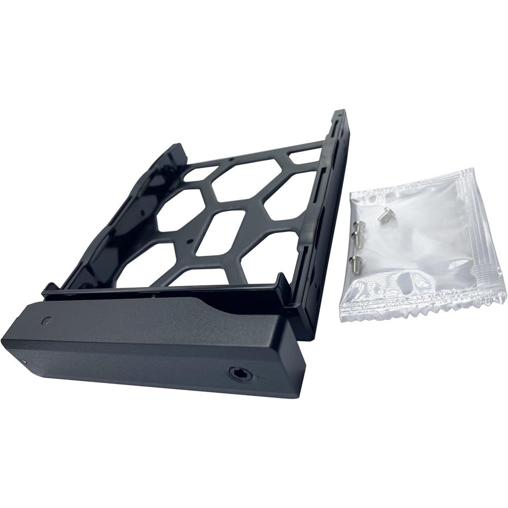 BestParts Synology NAS hard disk tray front view showing locking latch