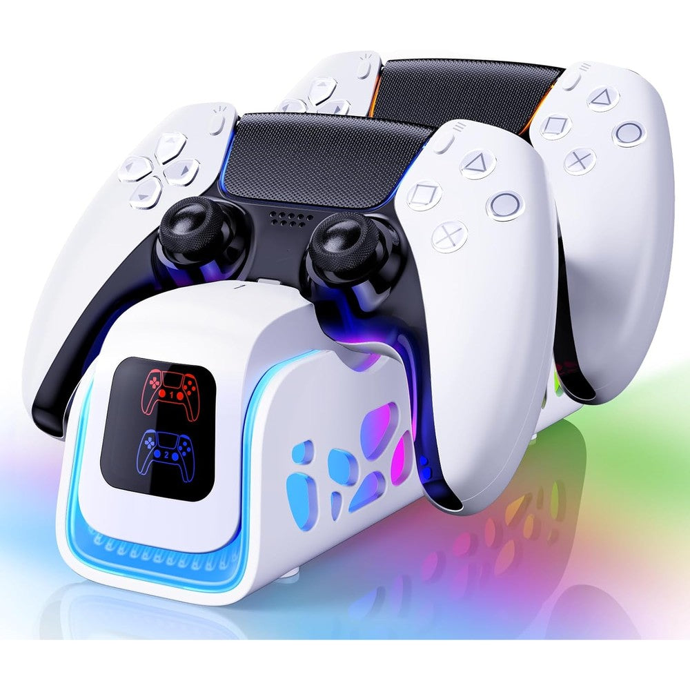 Heclynis dual-sensing edge PS5 charging station front view