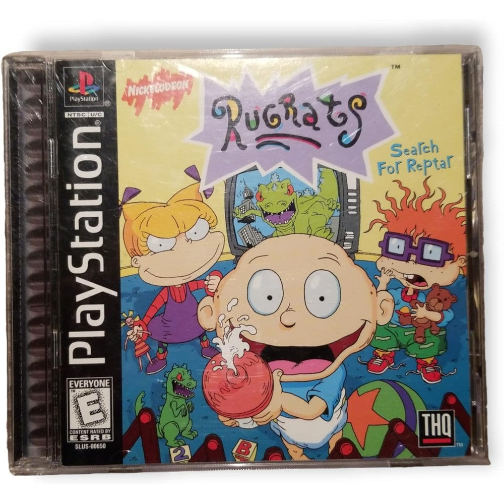 Playstation Rugrats Search for Reptar front cover view