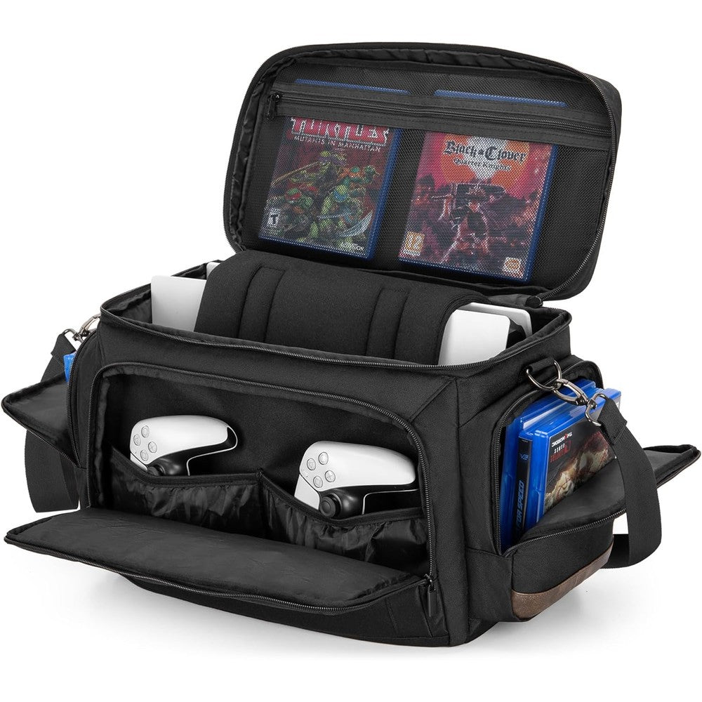 LoDrid travel carry case for PS5 and laptop front view