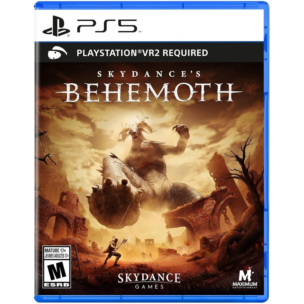 Maximum Entertainment Skydance's Behemoth PSVR2 front cover game box art