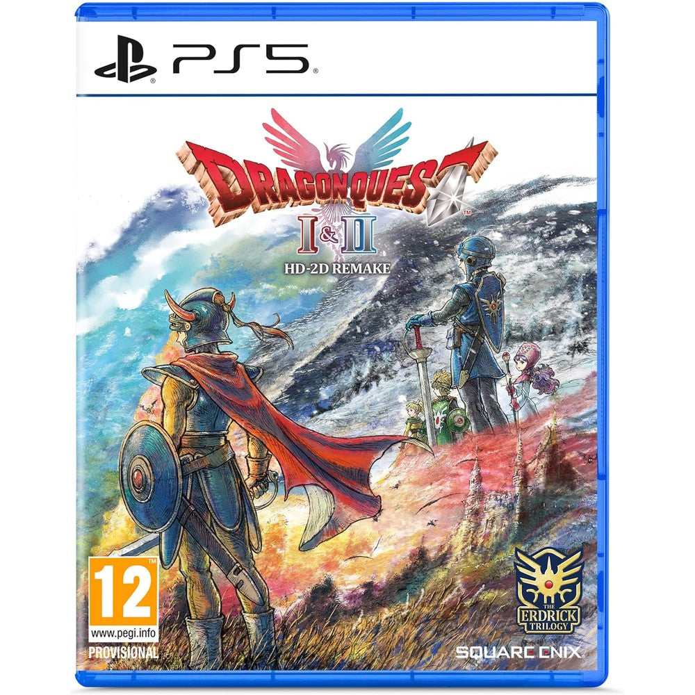 Square Enix Dragon Quest I and II HD-2D Remake PlayStation 5 front cover