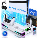 Kawaye PS5 cooling station front view with console