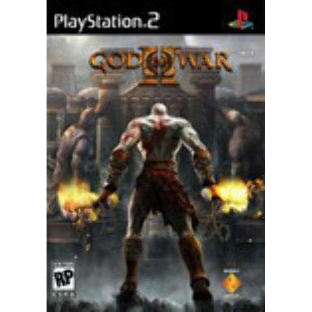 Playstation God of War II PS2 video game front view case cover art