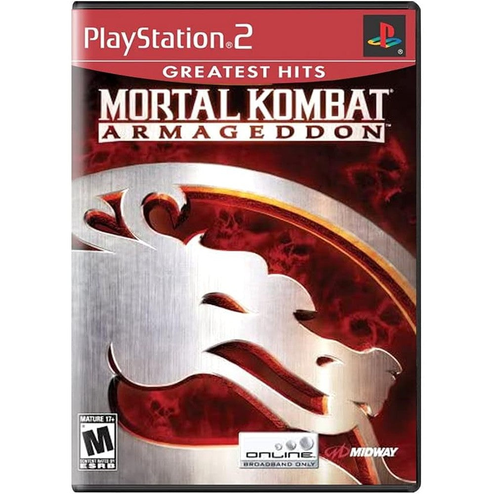 Midway Home Entertainment Mortal Kombat Armageddon PlayStation 2 video game case front view