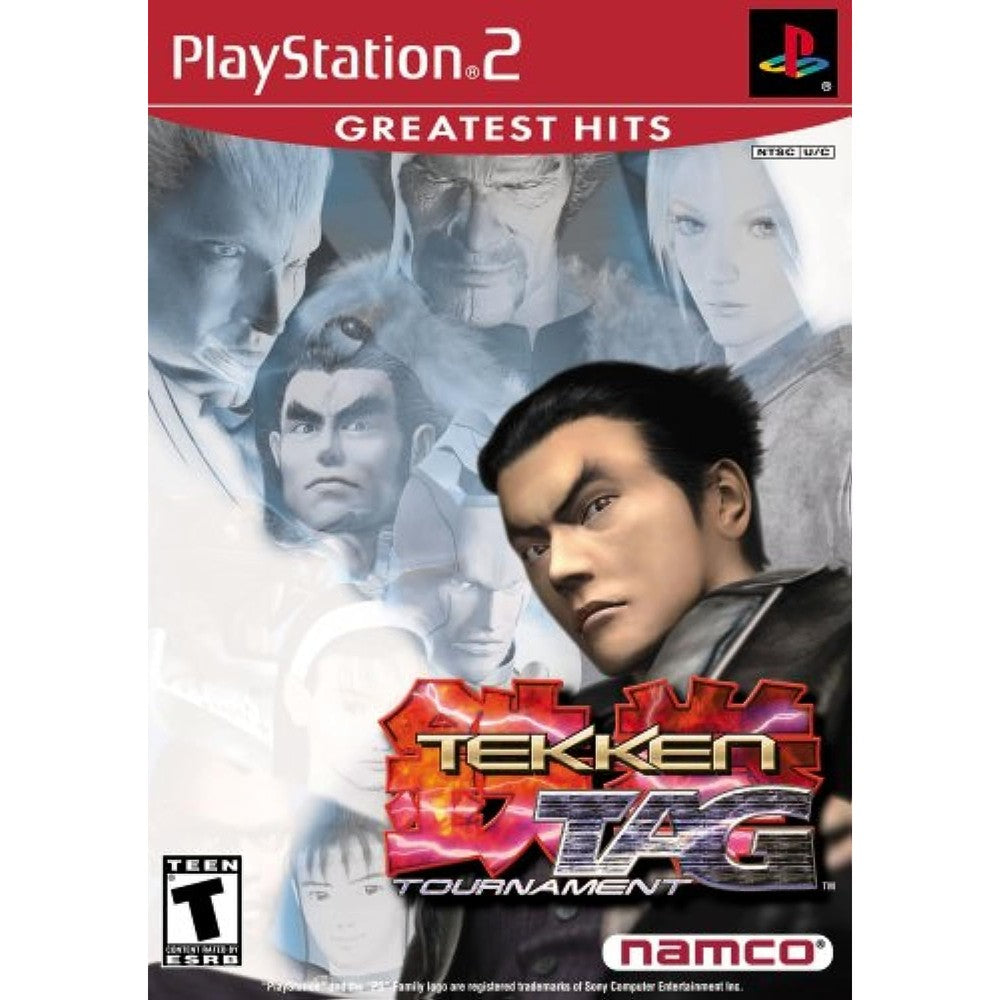 Bandai Namco Tekken Tag Tournament PlayStation 2 retro fighting game front cover view