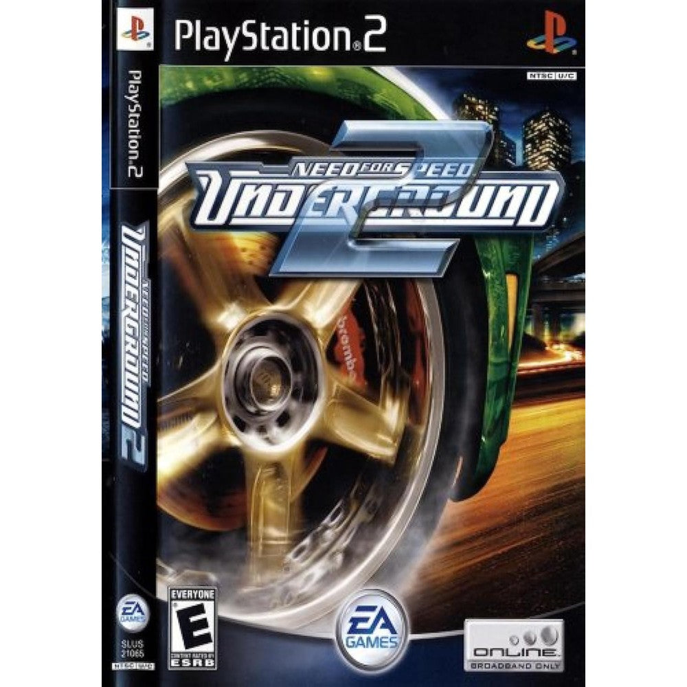 Zigshash Audio Need For Speed Underground 2 PC game front view cover art.