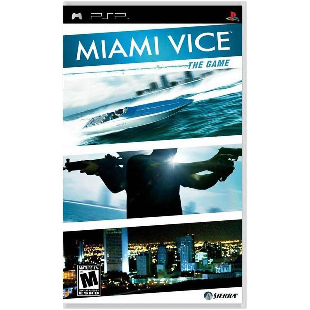Vivendi Miami Vice Sony PSP game front cover packaging