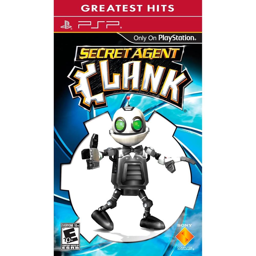 Playstation Secret Agent Clank PSP game front cover