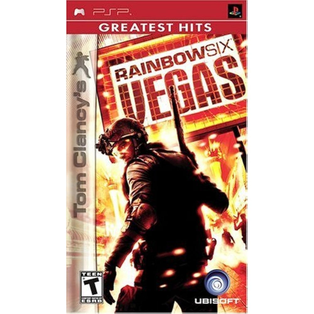 Ubisoft Tom Clancy's Rainbow Six Vegas Sony PSP front cover