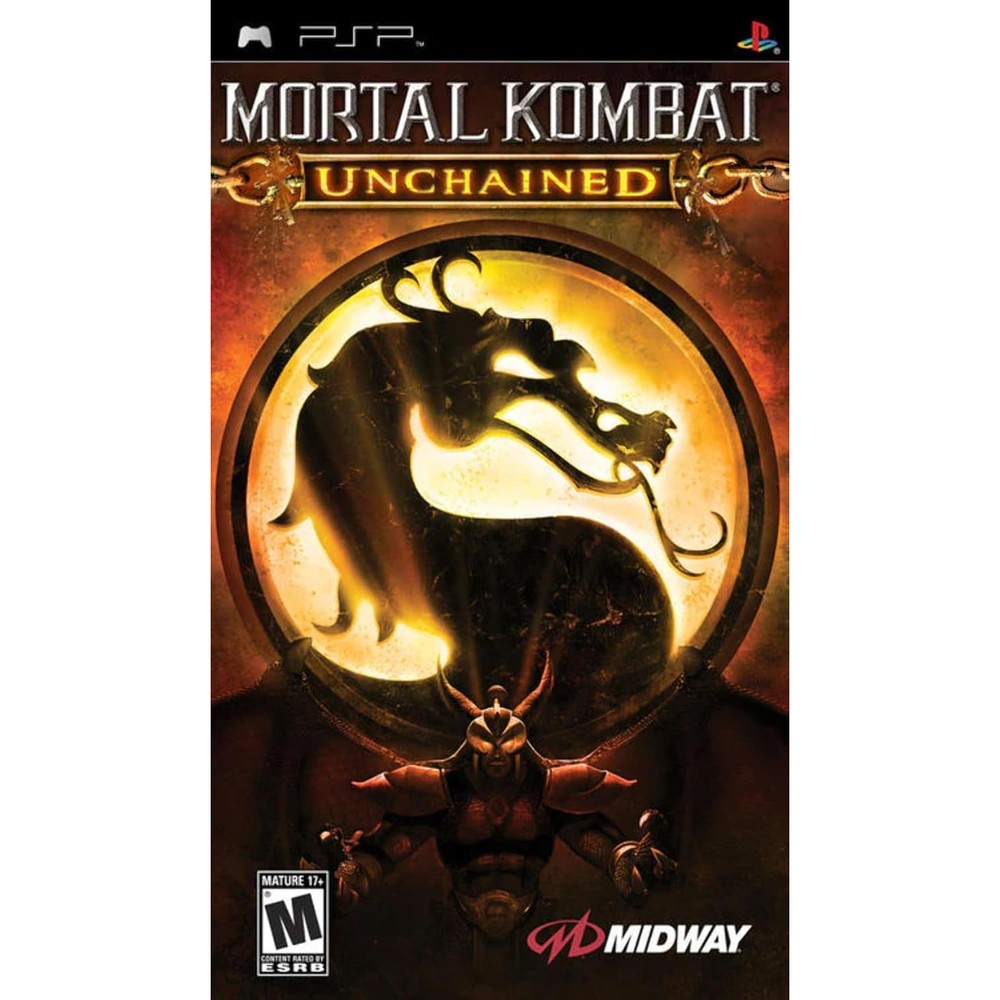 Warner Bros Mortal Kombat Unchained Sony PSP game cover art
