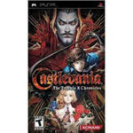 Konami Castlevania The Dracula X Chronicles PSP game cover front view