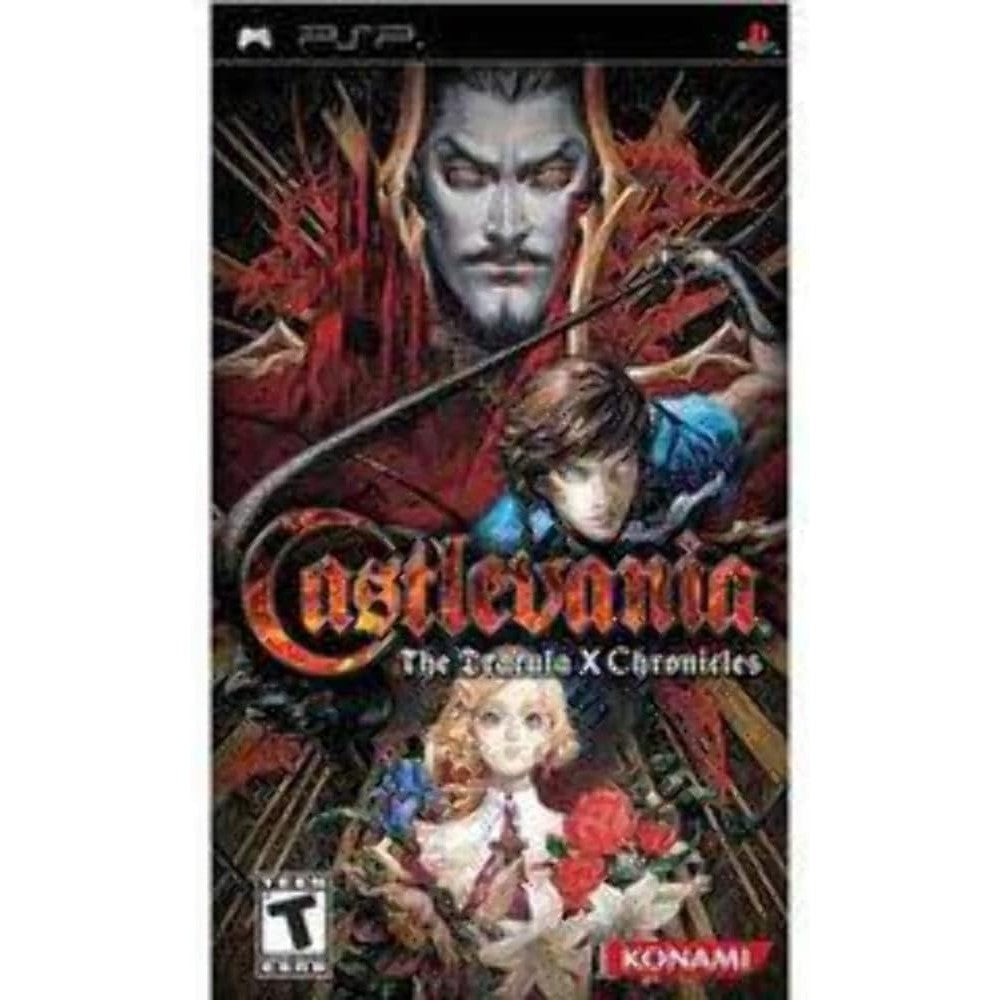 Konami Castlevania The Dracula X Chronicles PSP game cover front view