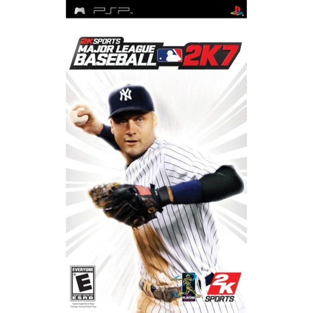2K Major League Baseball 2K7 Sony PSP game case front view for handheld console