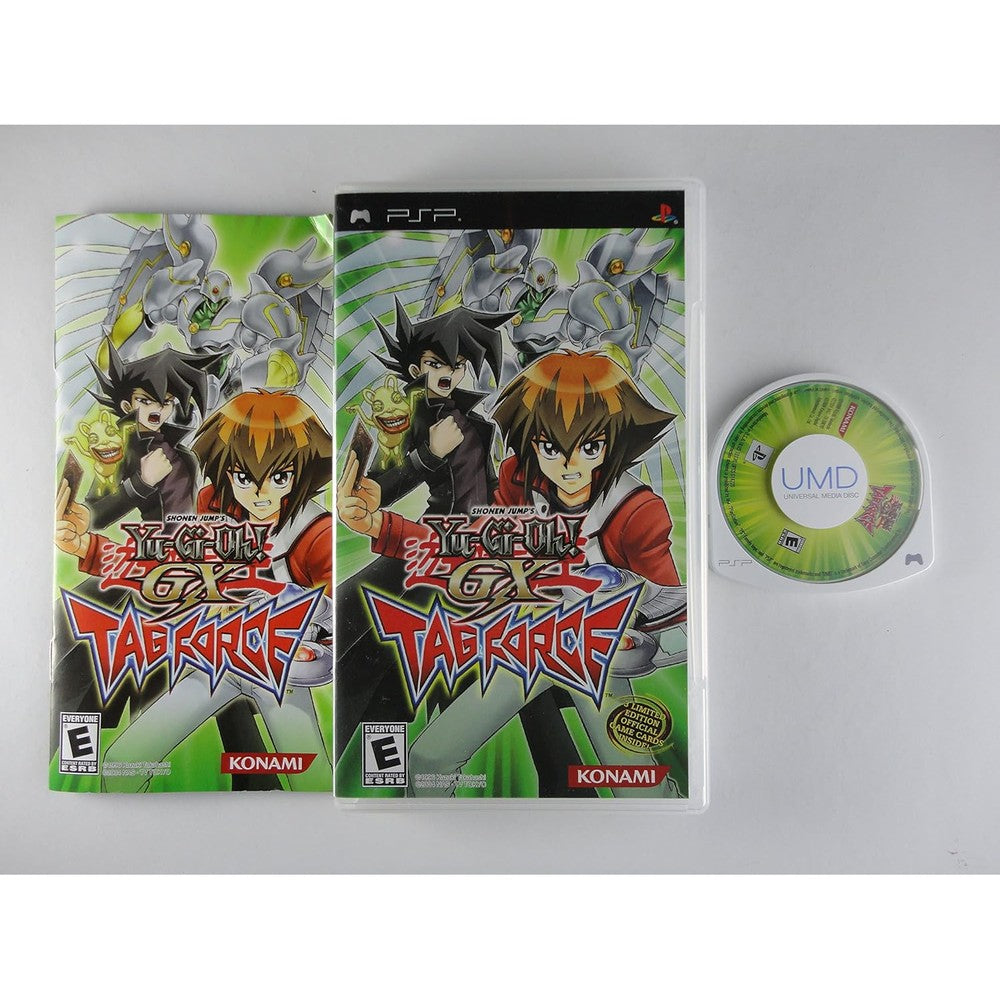 Konami Yu-Gi-Oh! GX Tag Force Sony PSP game front case cover