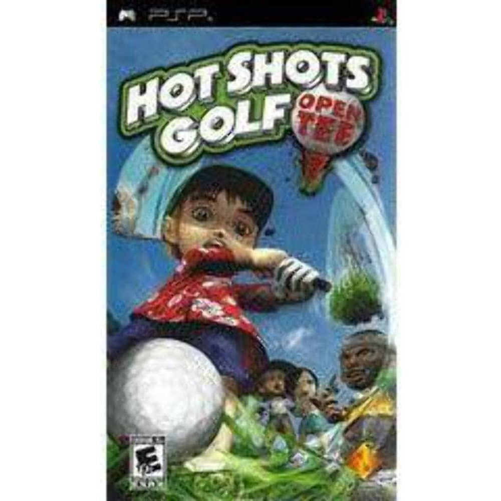 Playstation Hot Shots Golf Open Tee Sony PSP game front cover view
