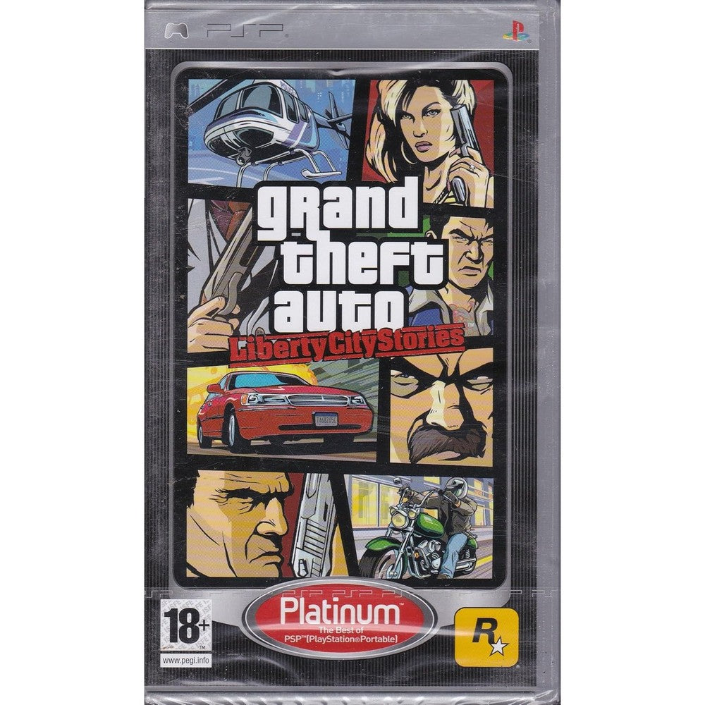 Rockstar Games Grand Theft Auto Liberty City Stories PSP front cover view