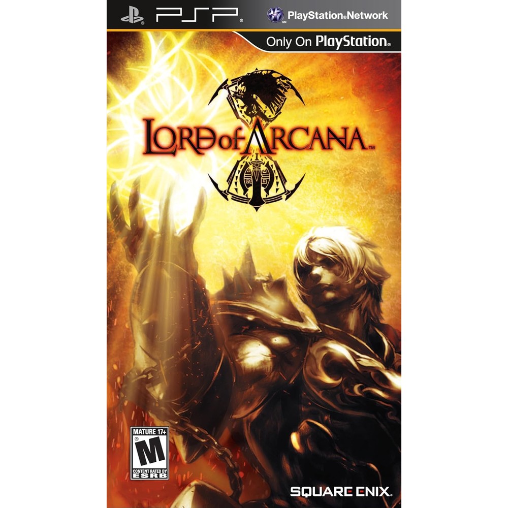 Square Enix Lord of Arcana Sony PSP front cover view