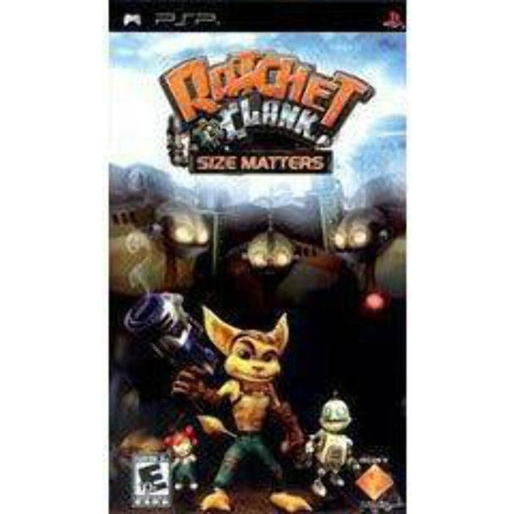 Playstation Ratchet and Clank Size Matters Sony PSP game front view