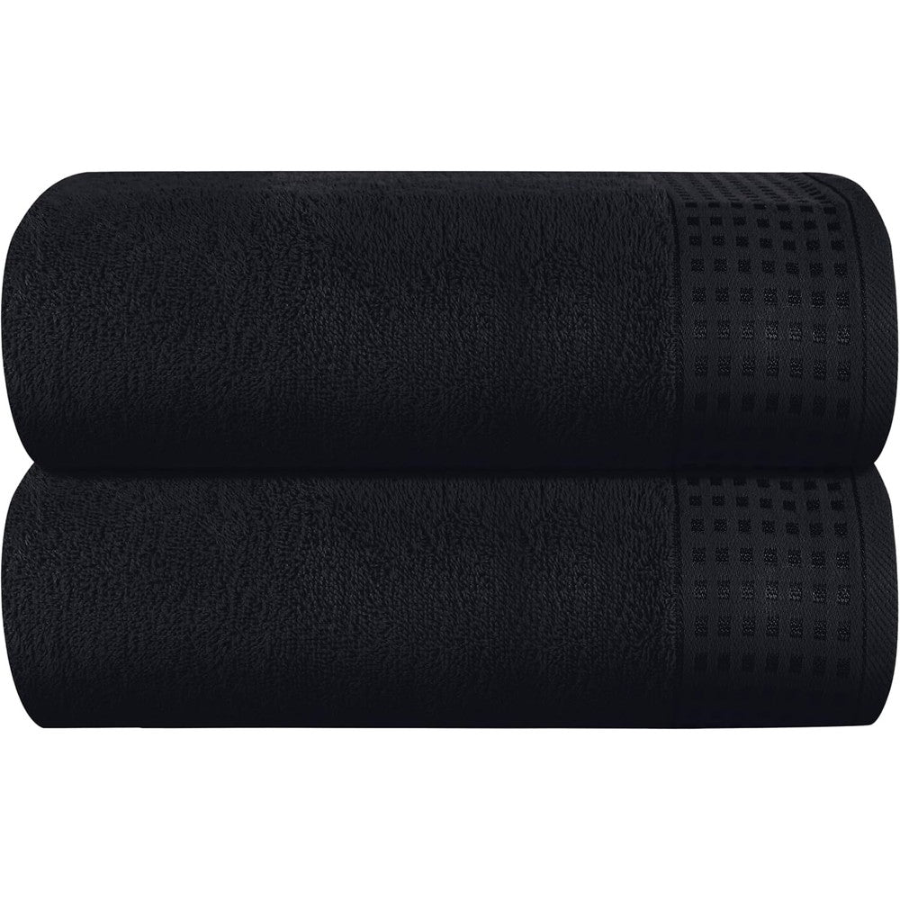 Glamburg 100% cotton oversized bath sheets front view